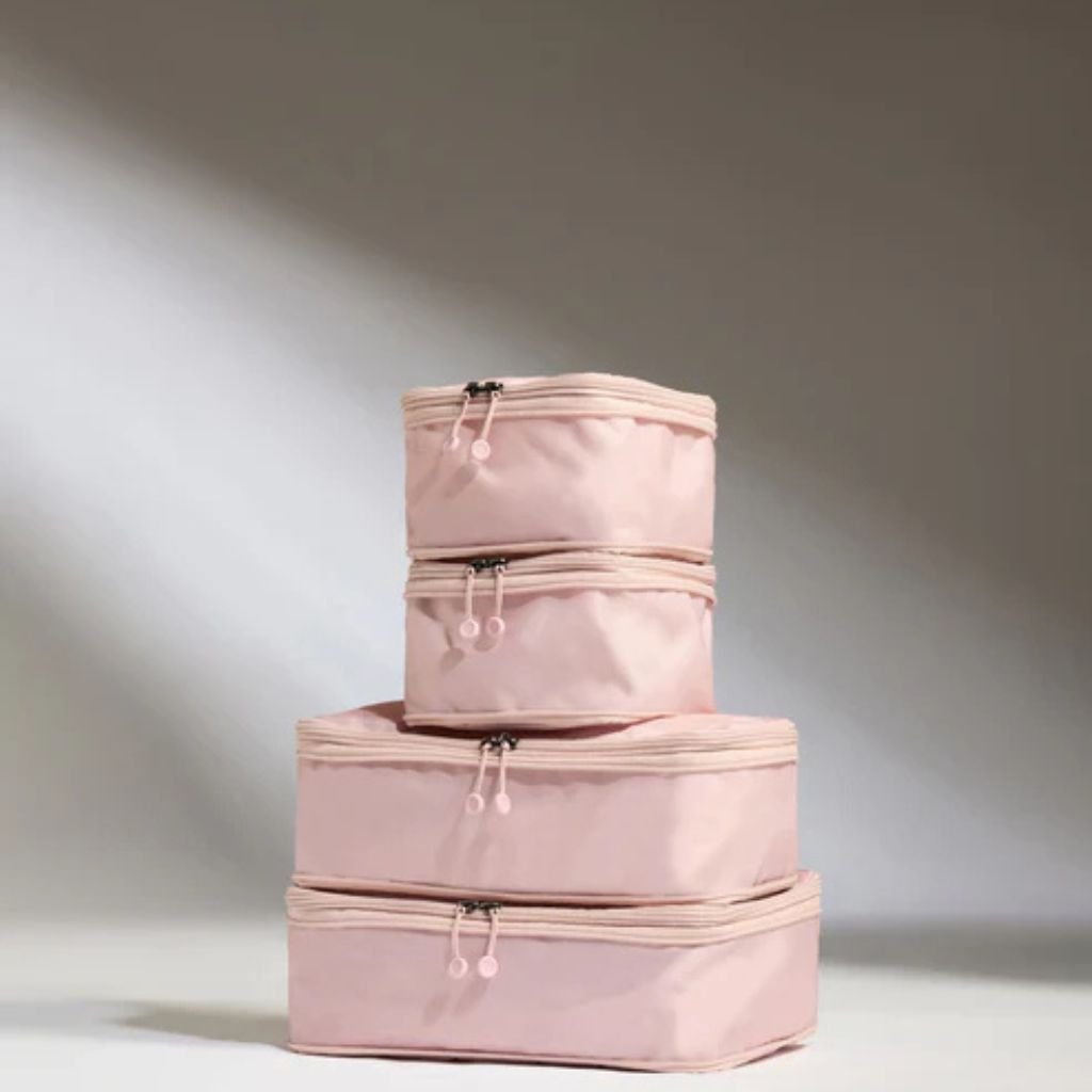 Antler Chelsea 4 Piece Packing Cubes Moorland Pink - Love Luggage