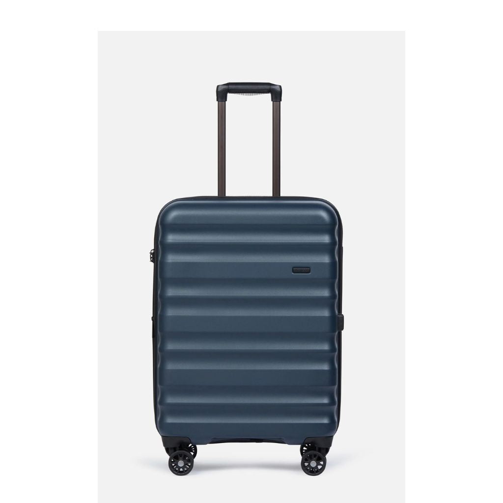 Antler Clifton 67cm Medium Hardsided Luggage - Navy - Love Luggage
