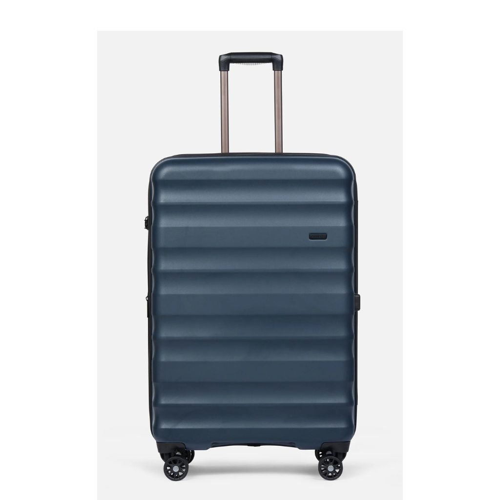 Antler Clifton 80cm Large Hardsided Luggage - Navy - Love Luggage