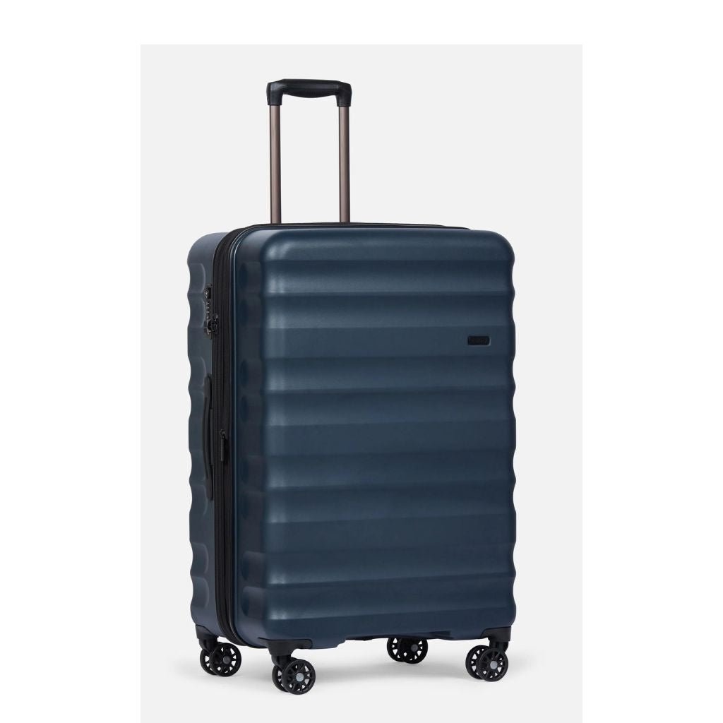 Antler Clifton 80cm Large Hardsided Luggage - Navy - Love Luggage