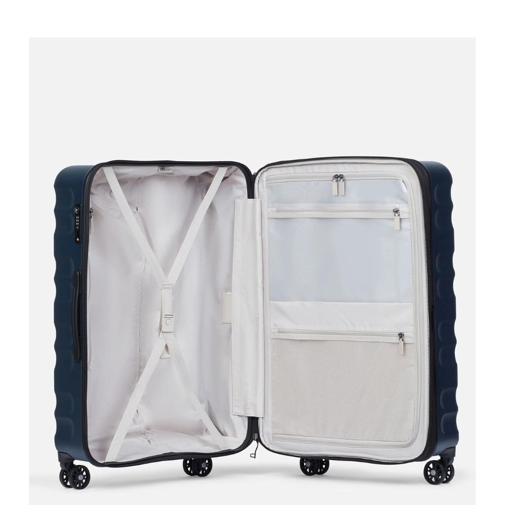 Antler Clifton 80cm Large Hardsided Luggage - Navy - Love Luggage