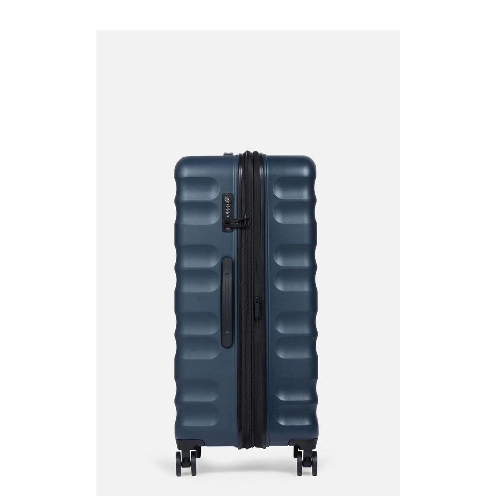 Antler Clifton 80cm Large Hardsided Luggage - Navy - Love Luggage