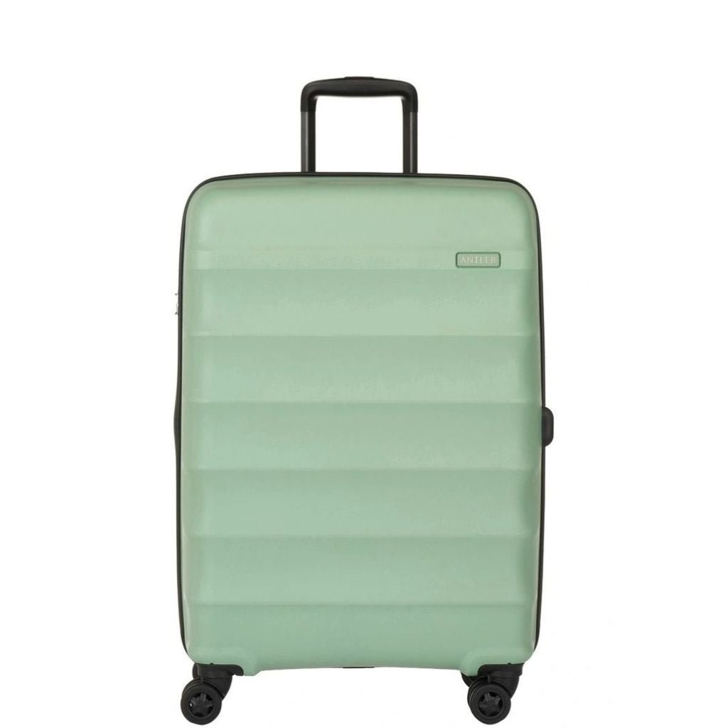 Antler Juno 68cm EXP Medium Hardsided Luggage - Mineral - Love Luggage