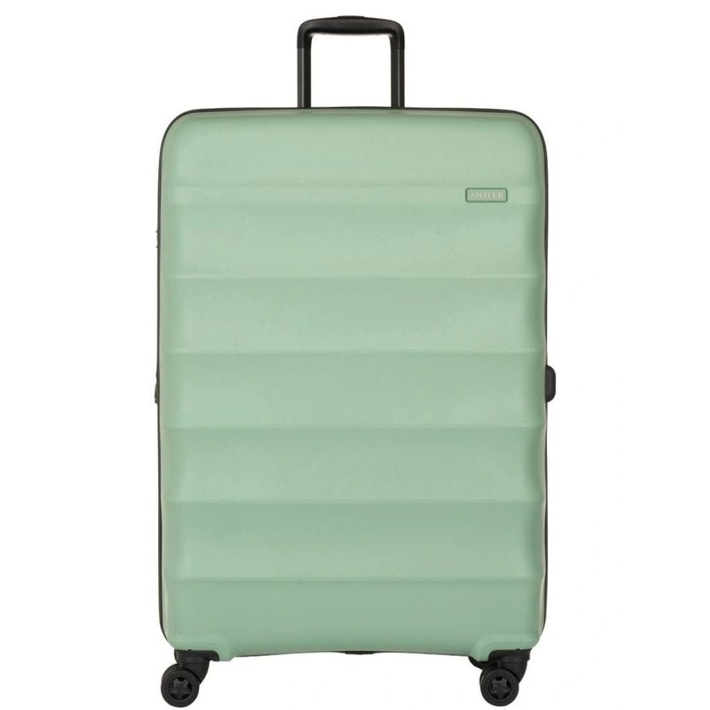 Antler Juno 79cm EXP Large Hardsided Luggage - Mineral - Love Luggage