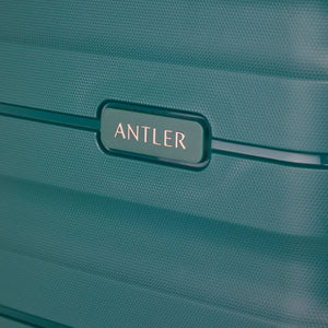 Antler Lincoln 56cm Carry On Hardsided Luggage - Deep Teal - Love Luggage