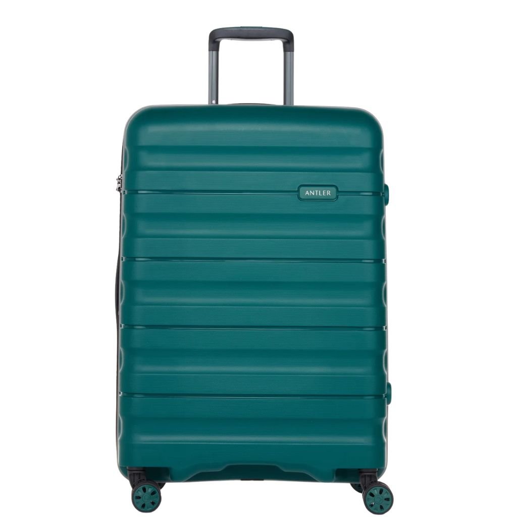 Antler Lincoln 68cm Medium Hardsided Luggage - Deep Teal - Love Luggage