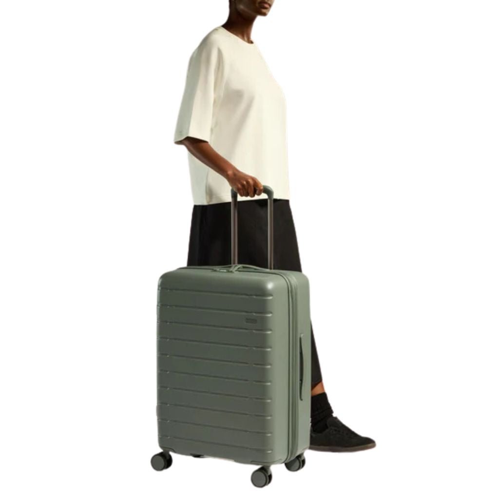 Antler Stamford 2 68cm Medium Hardsided Luggage - Field Green - Love Luggage