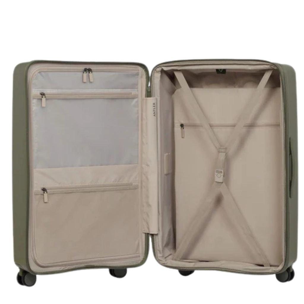 Antler Stamford 2 81cm Large Hardsided Luggage - Field Green - Love Luggage