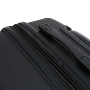 Aus Luggage Pilot 3 Piece Hardsided Luggage Set - Black - Love Luggage