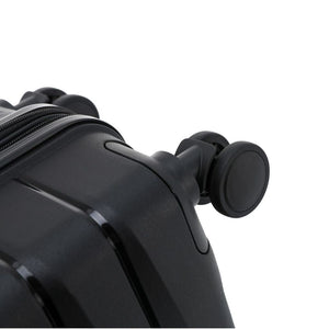 Aus Luggage Pilot 3 Piece Hardsided Luggage Set - Black - Love Luggage