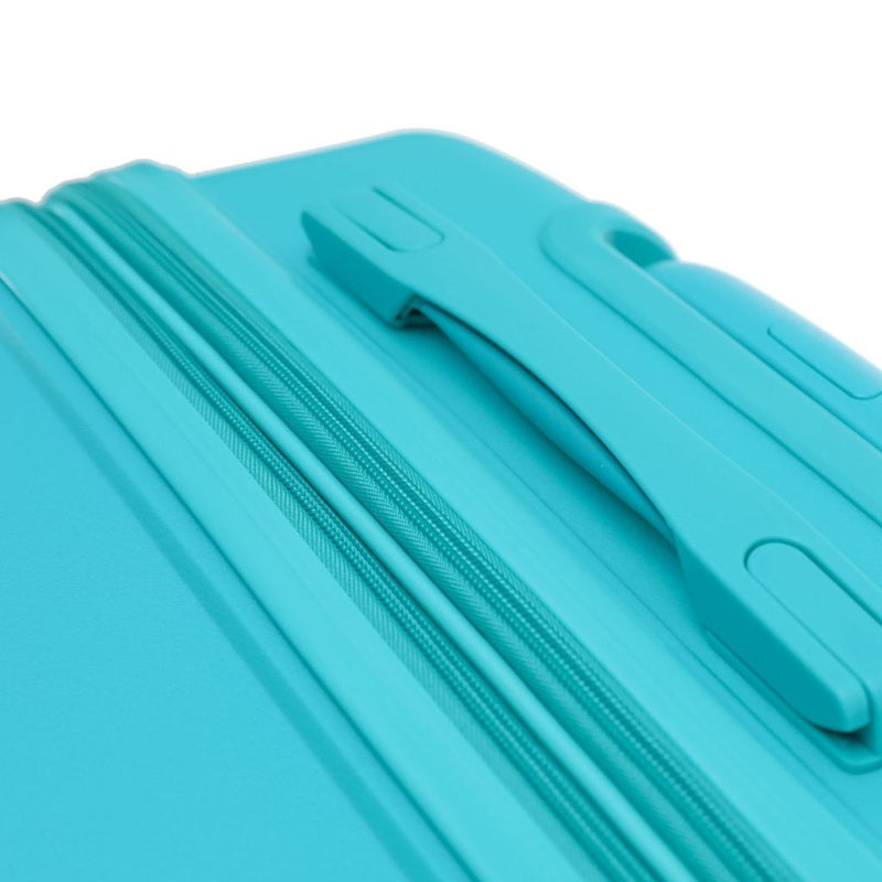 Aus Luggage Pilot 3 Piece Hardsided Luggage Set - Teal - Love Luggage