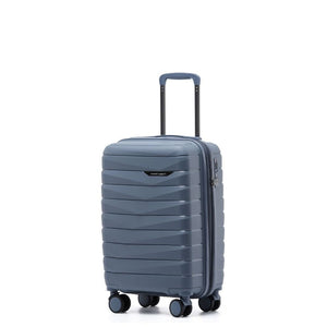 Aus Luggage Pilot 55cm Carry On Hardsided Luggage - Slate - Love Luggage