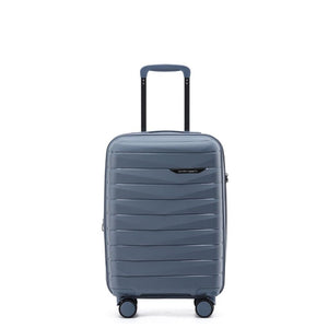Aus Luggage Pilot 55cm Carry On Hardsided Luggage - Slate - Love Luggage