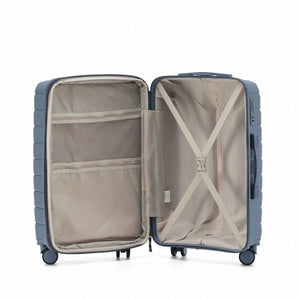 Aus Luggage Pilot 55cm Carry On Hardsided Luggage - Slate - Love Luggage