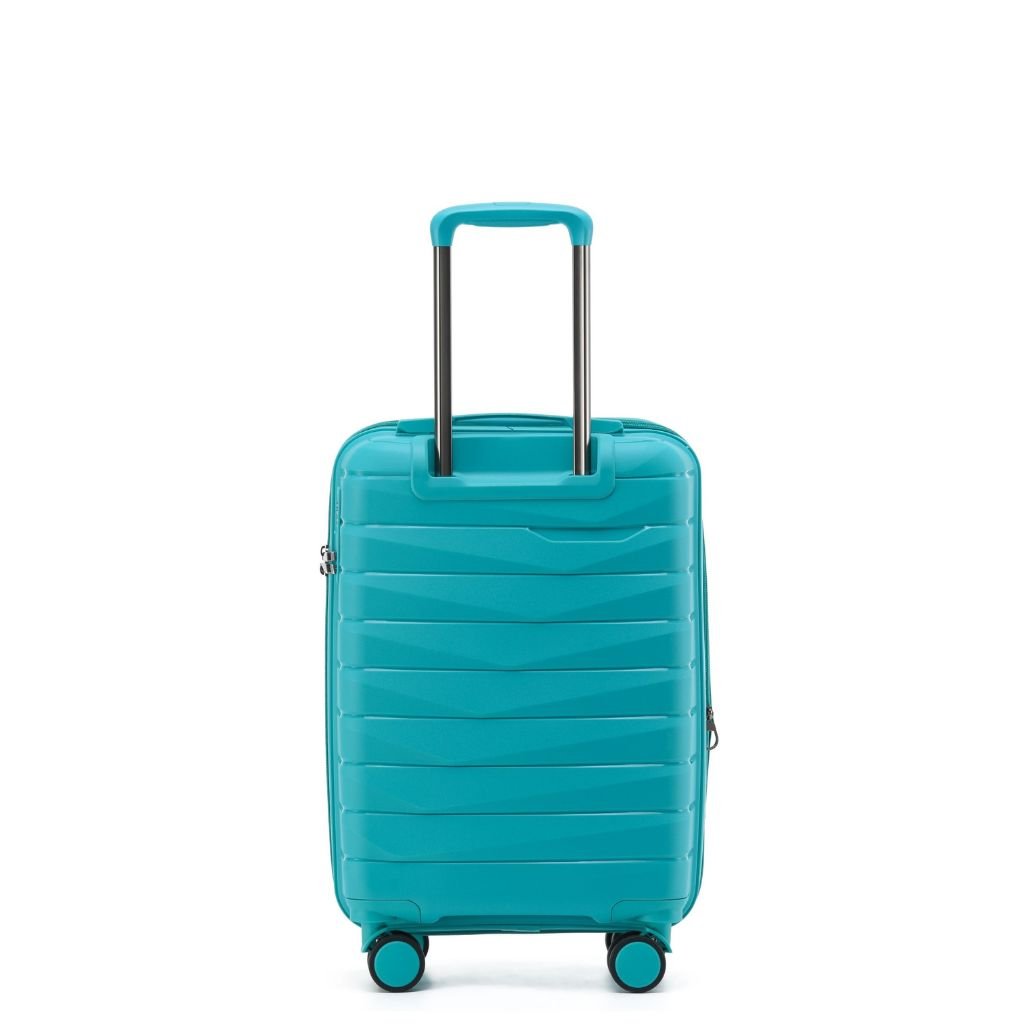 Aus Luggage Pilot 55cm Carry On Hardsided Luggage - Teal - Love Luggage