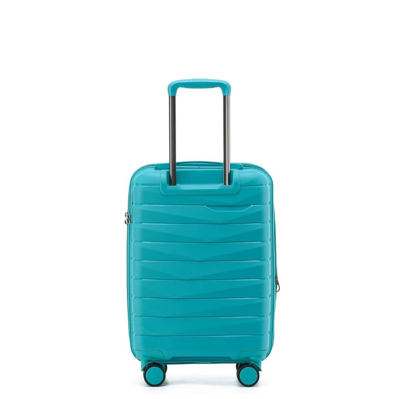 Aus Luggage Pilot 55cm Carry On Hardsided Luggage - Teal - Love Luggage