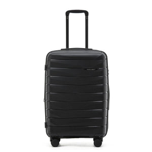 Aus Luggage Pilot 65cm Medium Hardsided Luggage - Black - Love Luggage