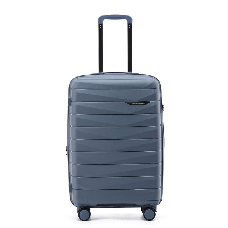 Aus Luggage Pilot 65cm Medium Hardsided Luggage - Slate - Love Luggage