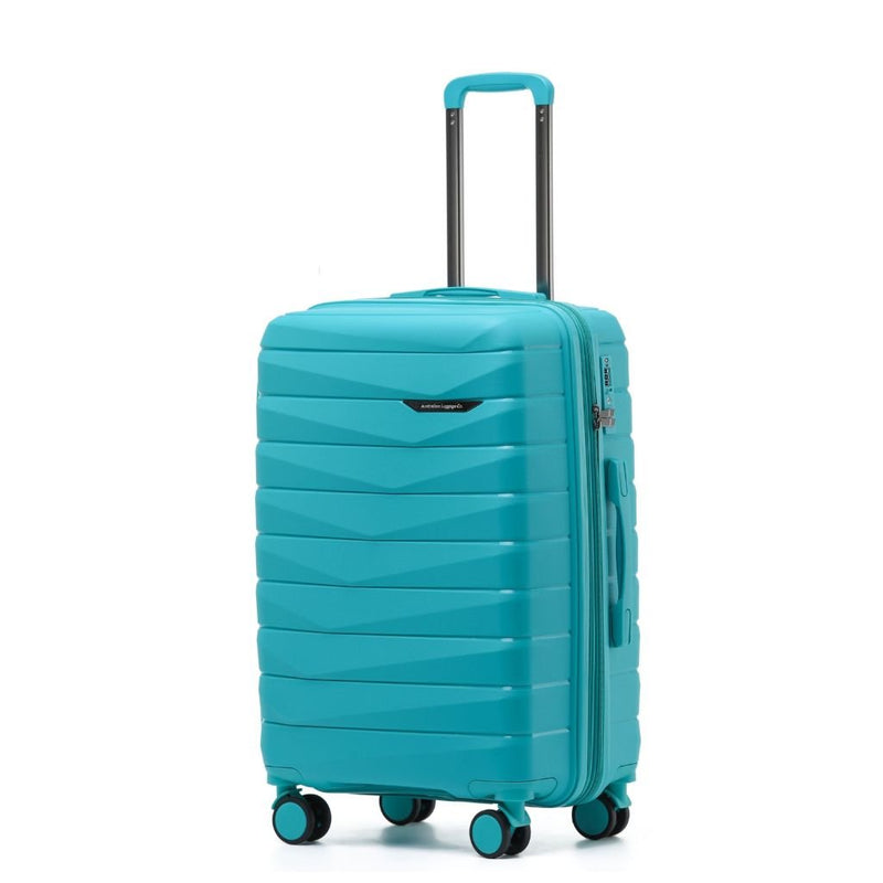 Aus Luggage Pilot 65cm Medium Hardsided Luggage - Teal - Love Luggage