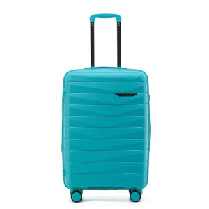 Aus Luggage Pilot 65cm Medium Hardsided Luggage - Teal - Love Luggage