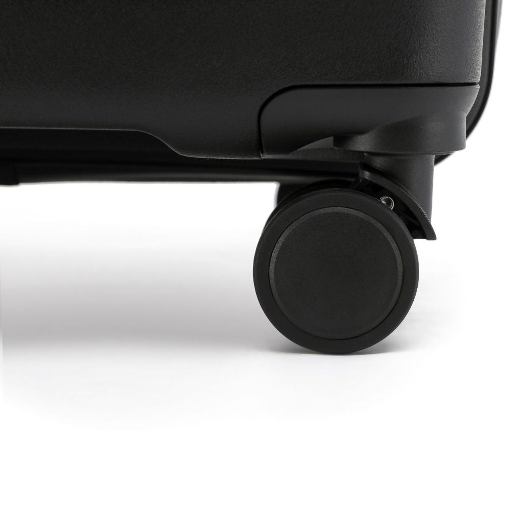 Aus Luggage Pilot 75cm Large Hardsided Luggage - Black - Love Luggage