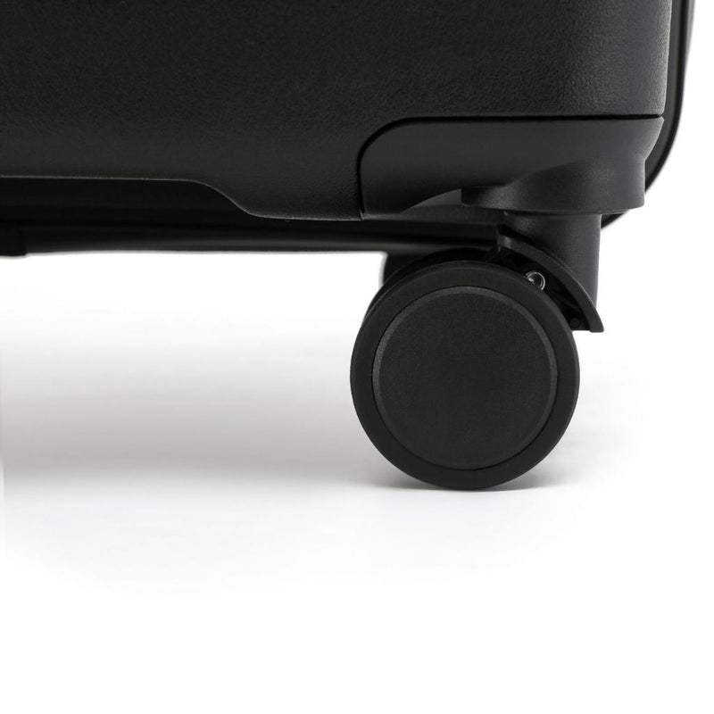 Aus Luggage Pilot 75cm Large Hardsided Luggage - Black - Love Luggage