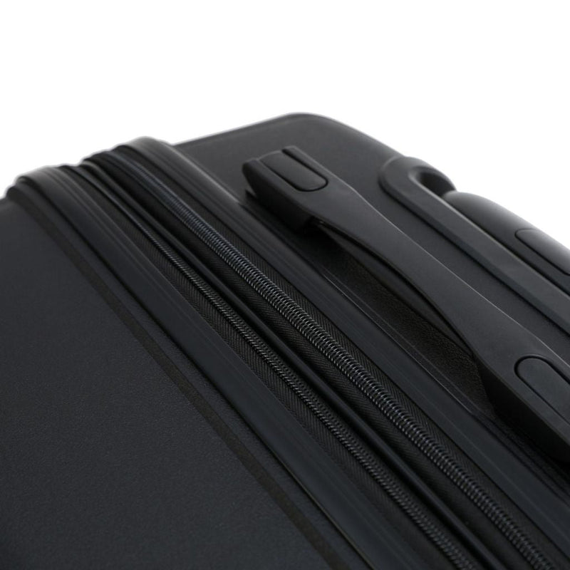 Aus Luggage Pilot 75cm Large Hardsided Luggage - Black - Love Luggage