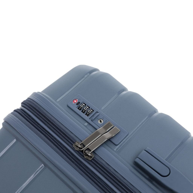 Aus Luggage Pilot 75cm Large Hardsided Luggage - Slate - Love Luggage