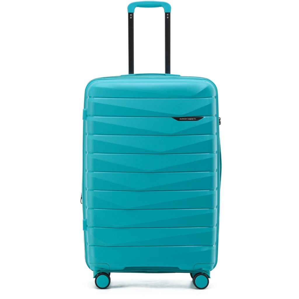 Aus Luggage Pilot 75cm Large Hardsided Luggage - Teal - Love Luggage