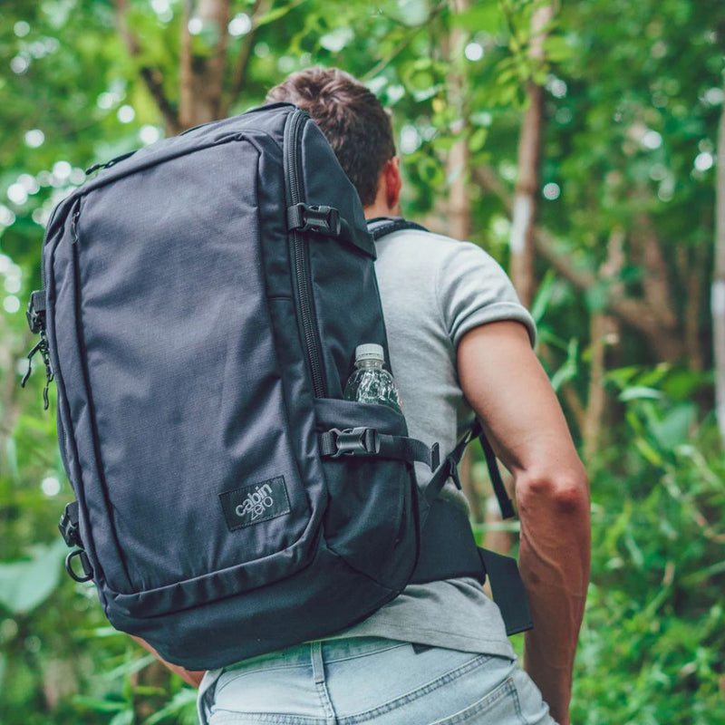 CabinZero ADV 42L Carry On Backpack - Absolute Black - Love Luggage