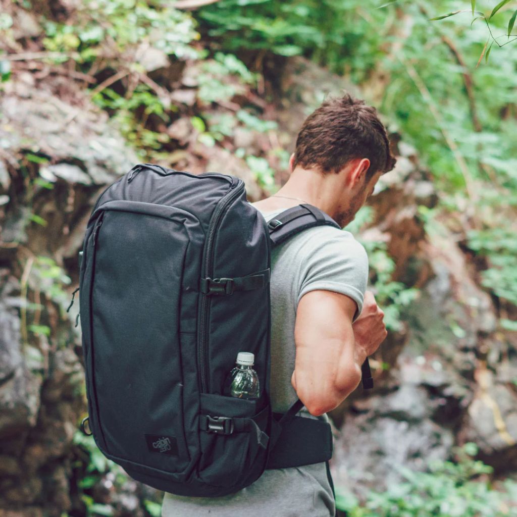 42l carry-on travel backpack CabinZero ADV 42L Carry On Backpack - Absolute Black