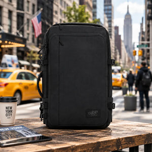 CabinZero ADV 42L Carry On Backpack - Absolute Black