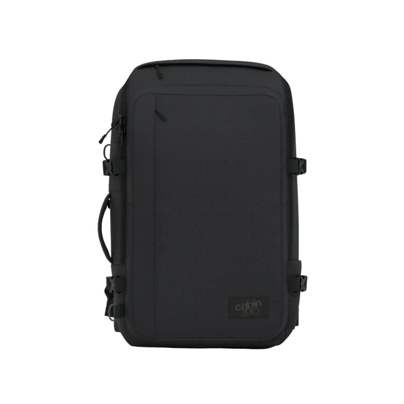 CabinZero ADV 42L Carry On Backpack - Absolute Black - Love Luggage