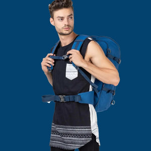 CabinZero ADV 42L Carry On Backpack - Atlantic Blue - Love Luggage