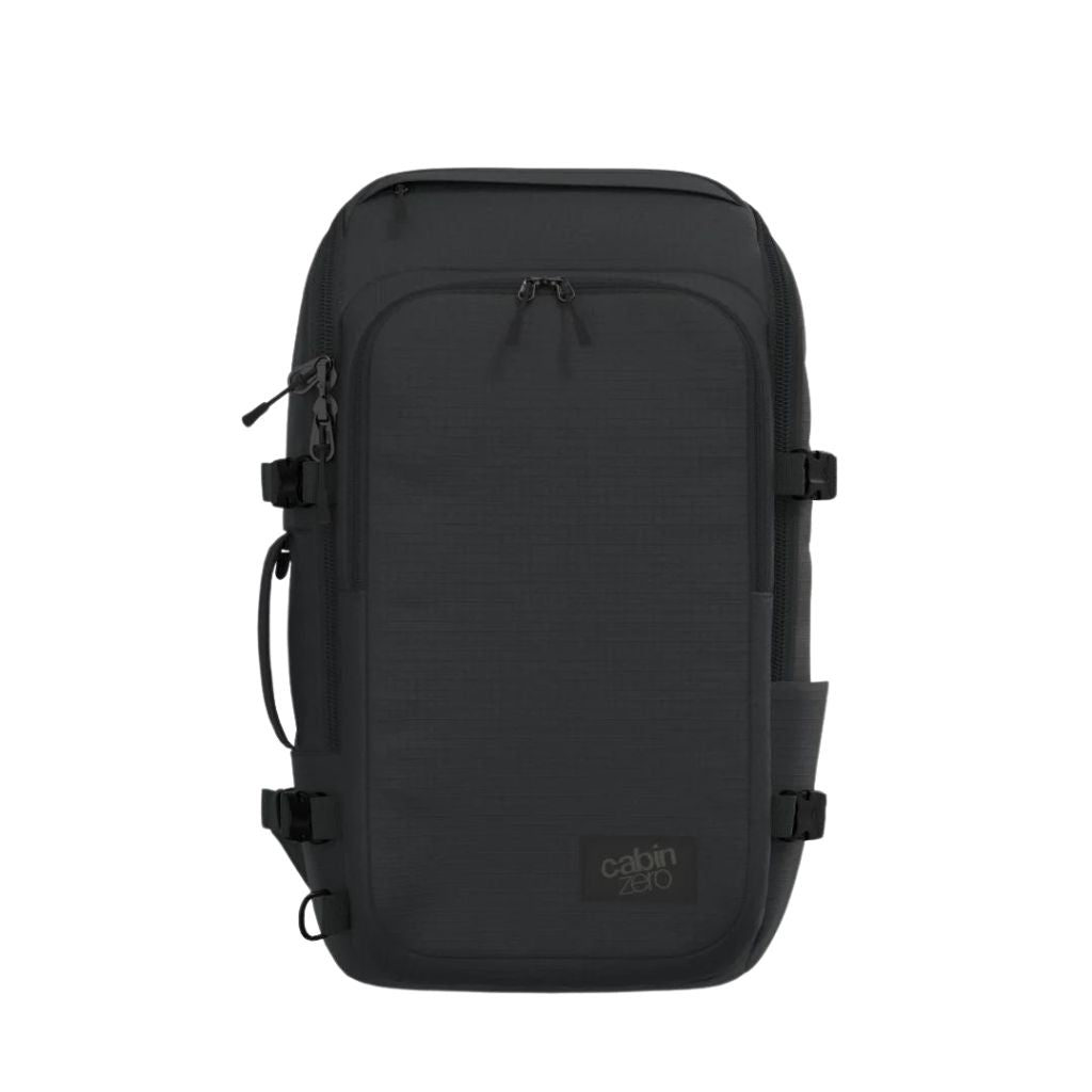 CabinZero ADV PRO 32L Carry On Backpack - Absolute Black - Love Luggage