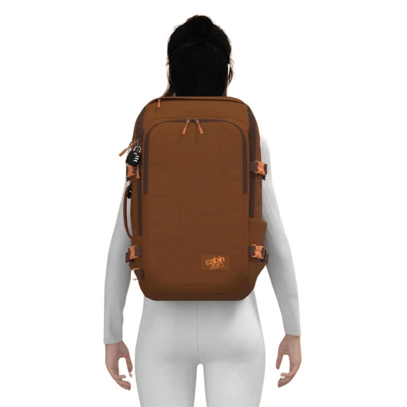 CabinZero ADV PRO 32L Carry On Backpack - Saigon Coffee - Love Luggage