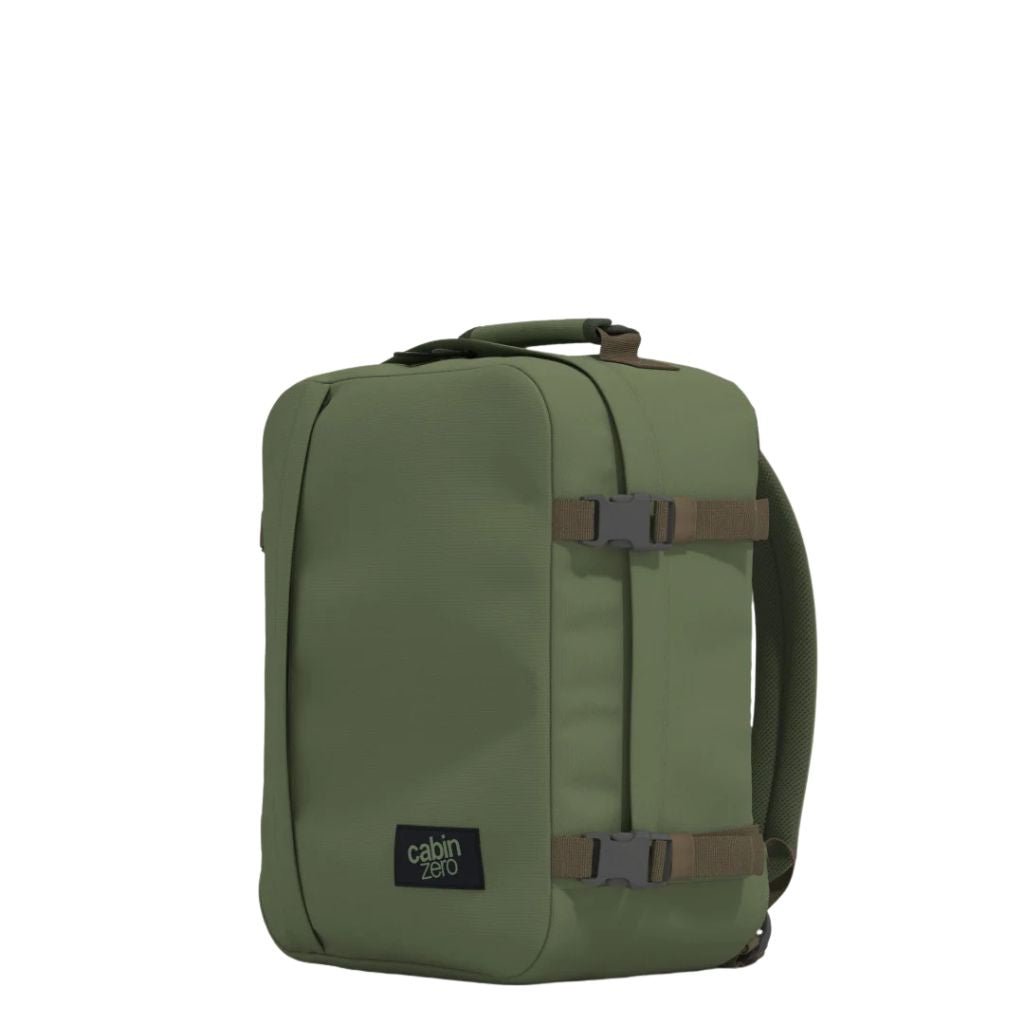 CabinZero Classic 28L Lightweight Carry On Backpack - Georgian Khaki - Love Luggage