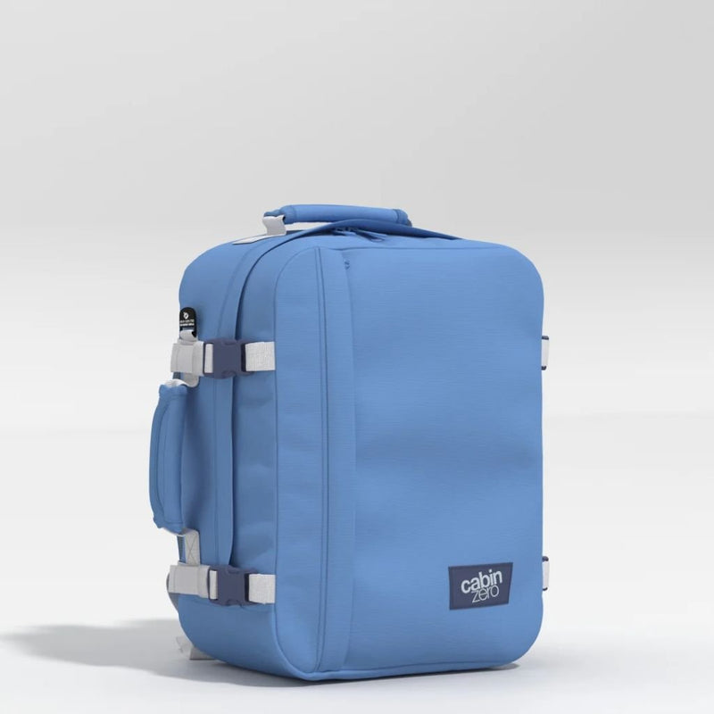 CabinZero Classic 28L Lightweight Carry On Backpack - Infinity Blue - Love Luggage