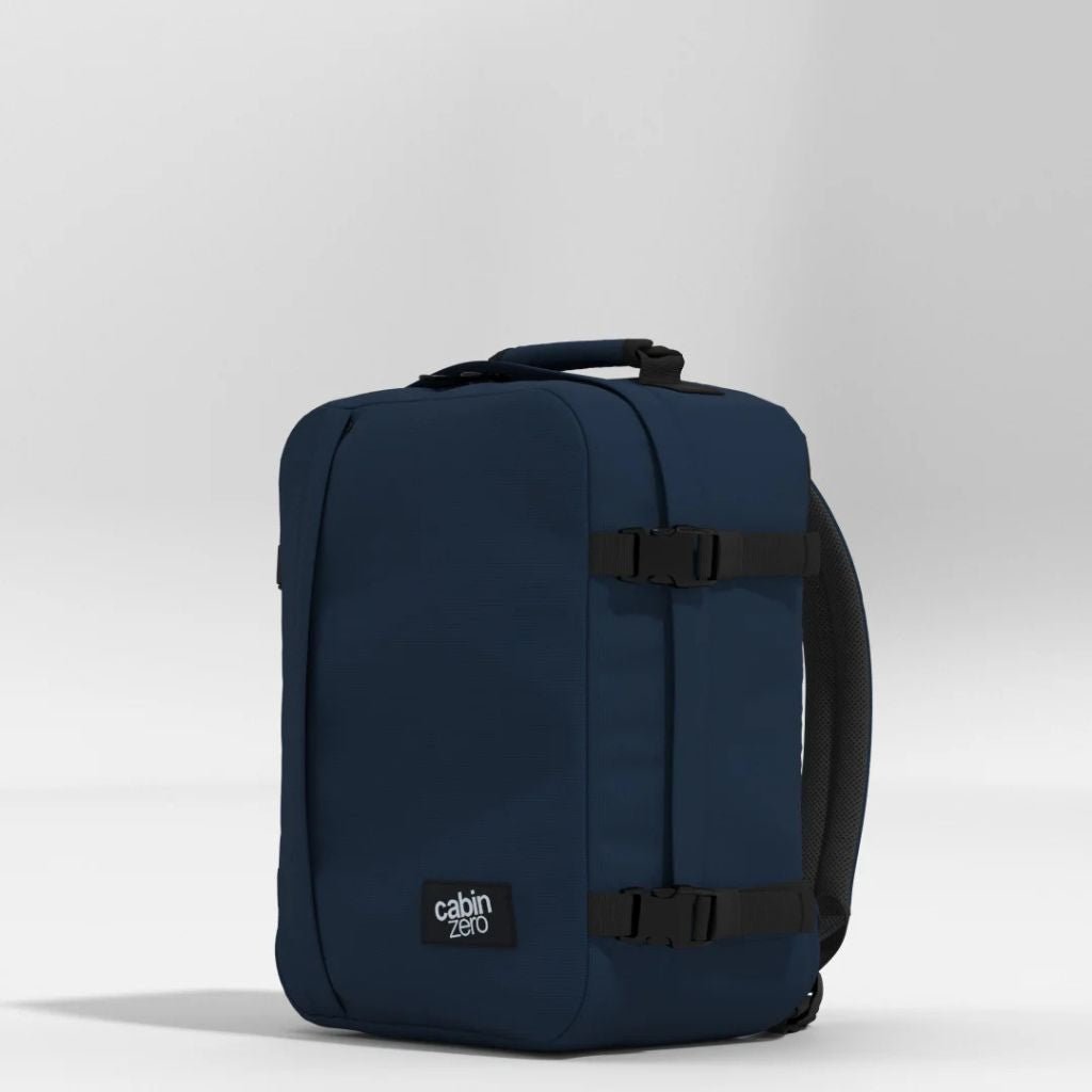 CabinZero Classic 28L Lightweight Carry On Backpack - Navy - Love Luggage
