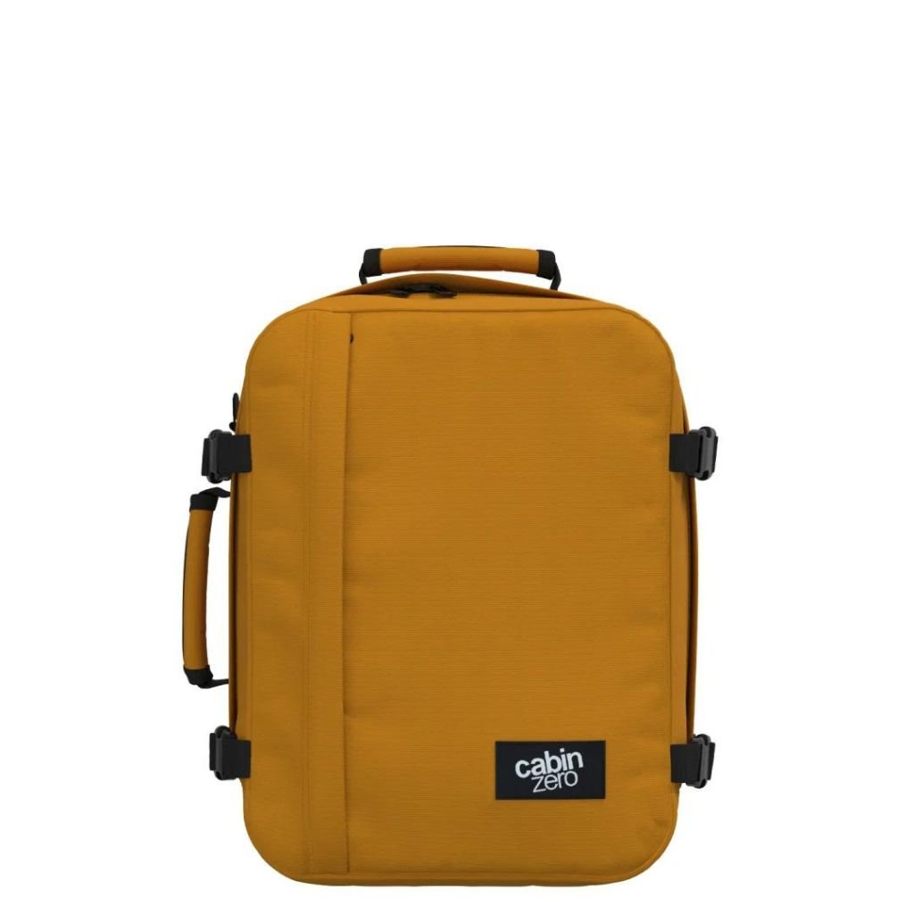 CabinZero Classic 28L Lightweight Carry On Backpack - Orange - Love Luggage