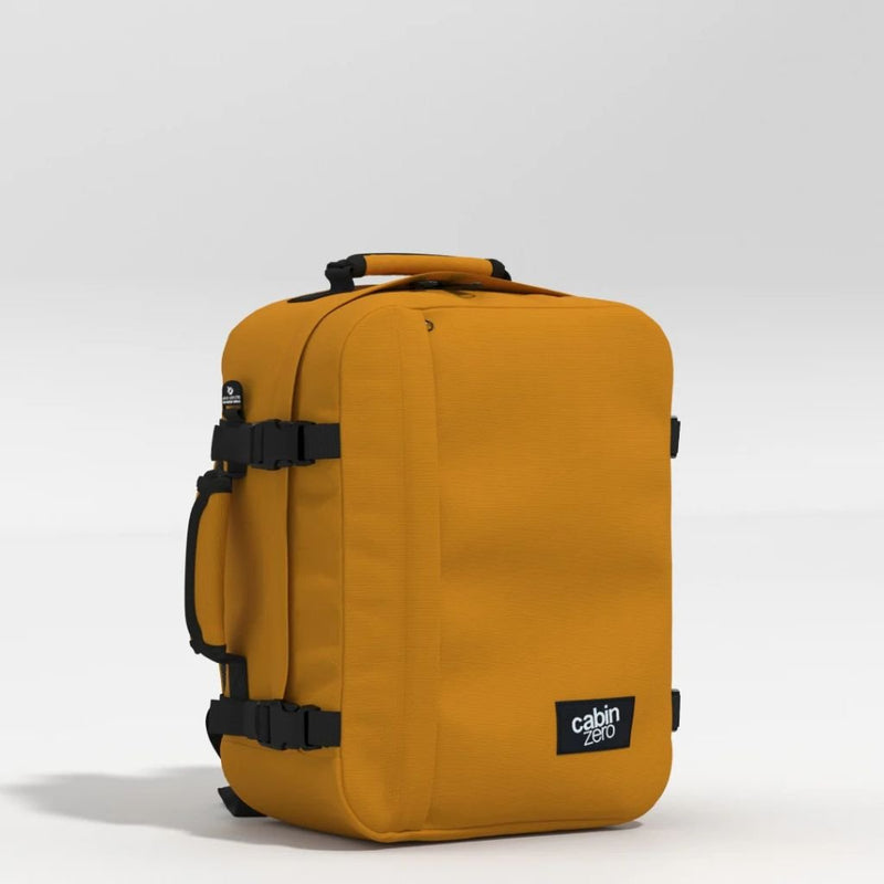 CabinZero Classic 28L Lightweight Carry On Backpack - Orange - Love Luggage