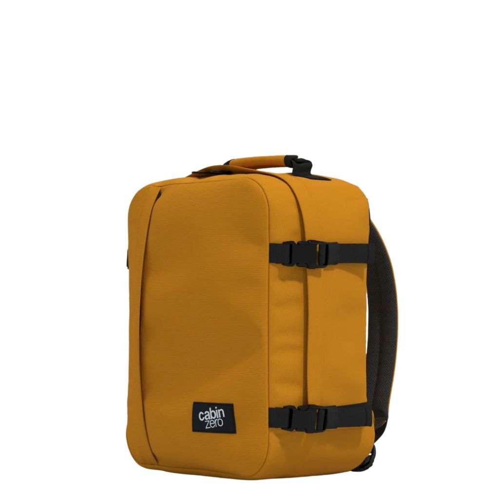 CabinZero Classic 28L Lightweight Carry On Backpack - Orange - Love Luggage