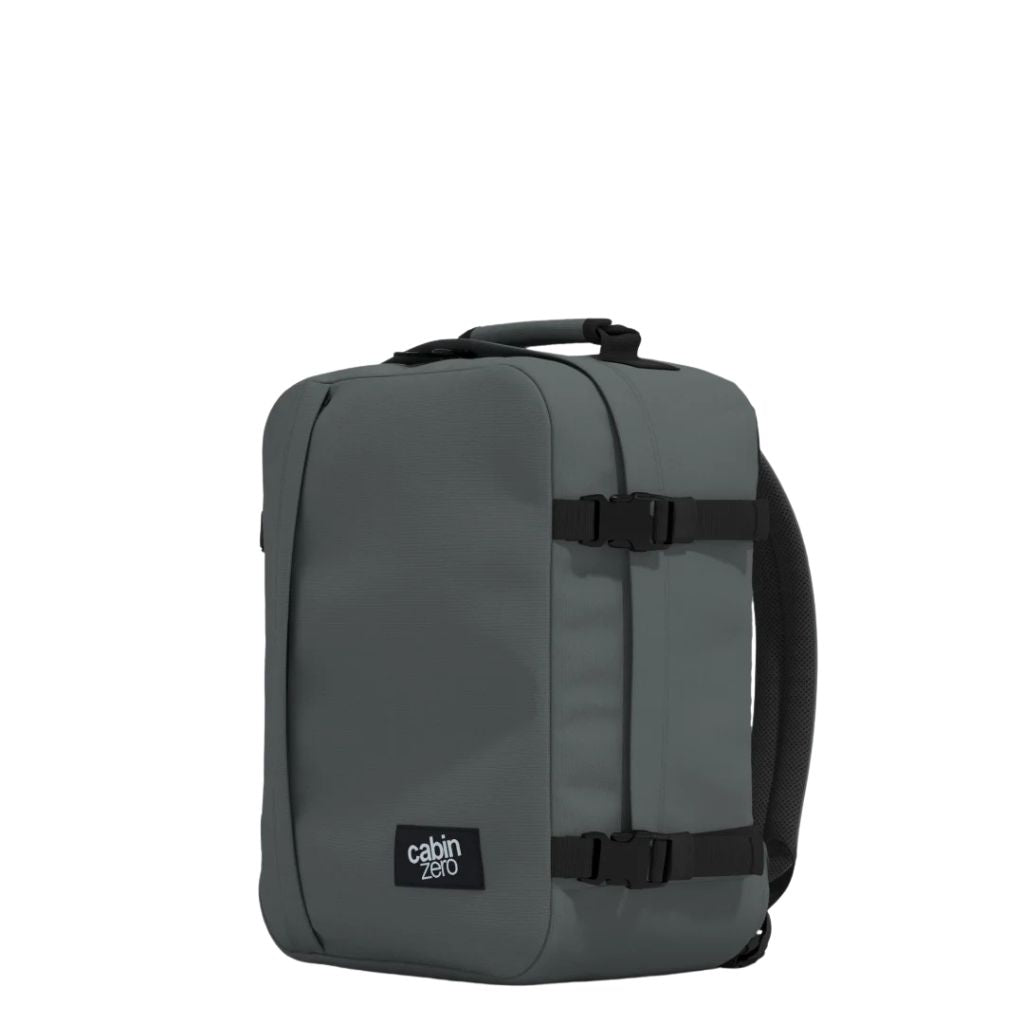 CabinZero Classic 28L Lightweight Carry On Backpack - Original Grey - Love Luggage