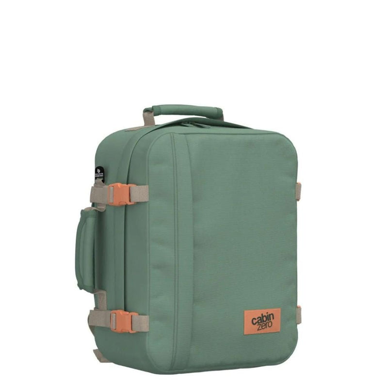 CabinZero Classic 28L Lightweight Carry On Backpack - Sage Forest - Love Luggage