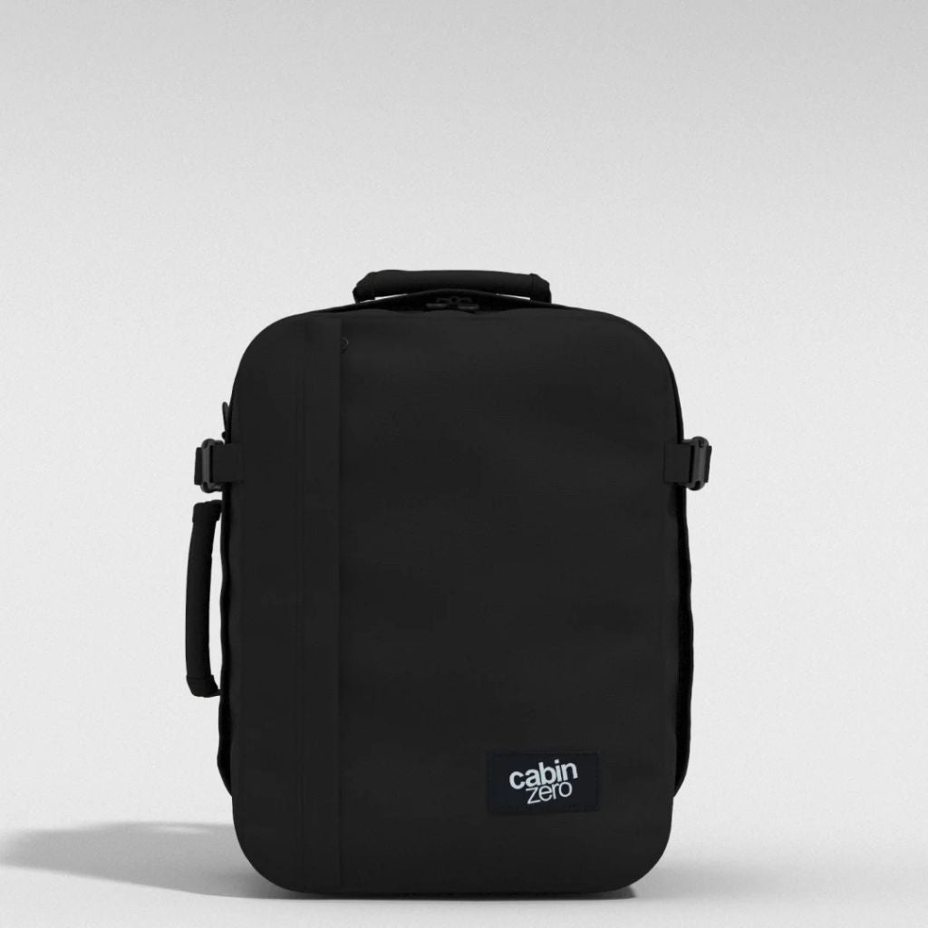 CabinZero Classic 28L Lightweight TECH Backpack - Black - Love Luggage