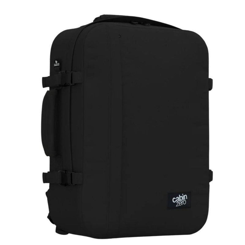 CabinZero Classic 44L Lightweight Carry On Backpack - Black - Love Luggage