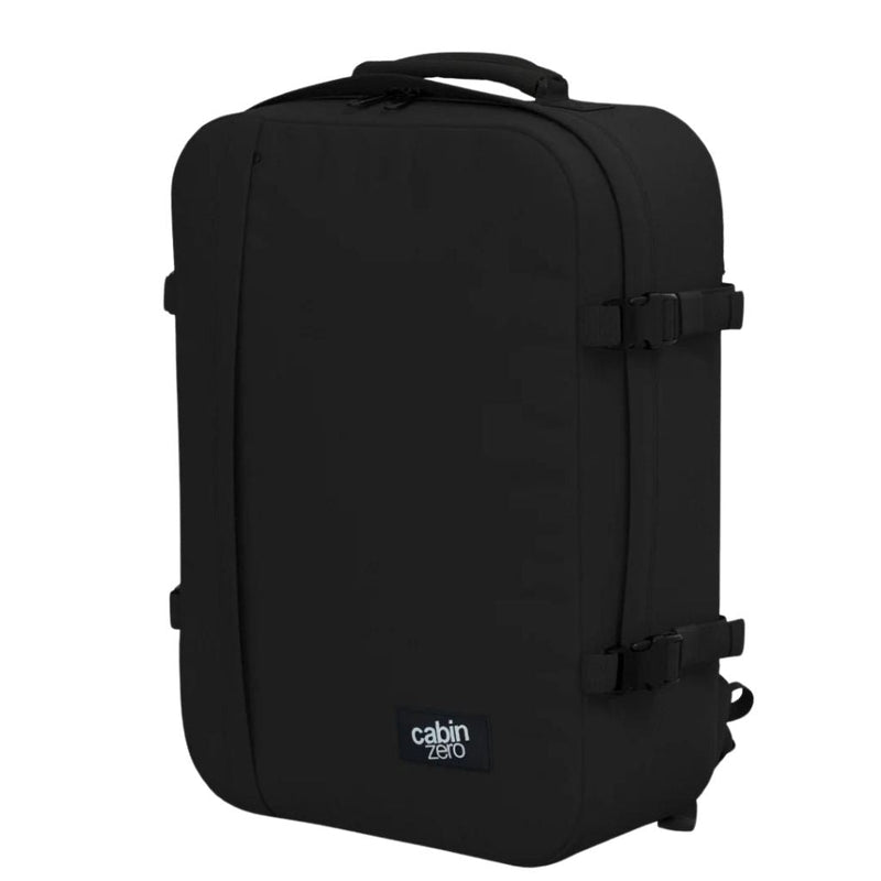 CabinZero Classic 44L Lightweight Carry On Backpack - Black - Love Luggage