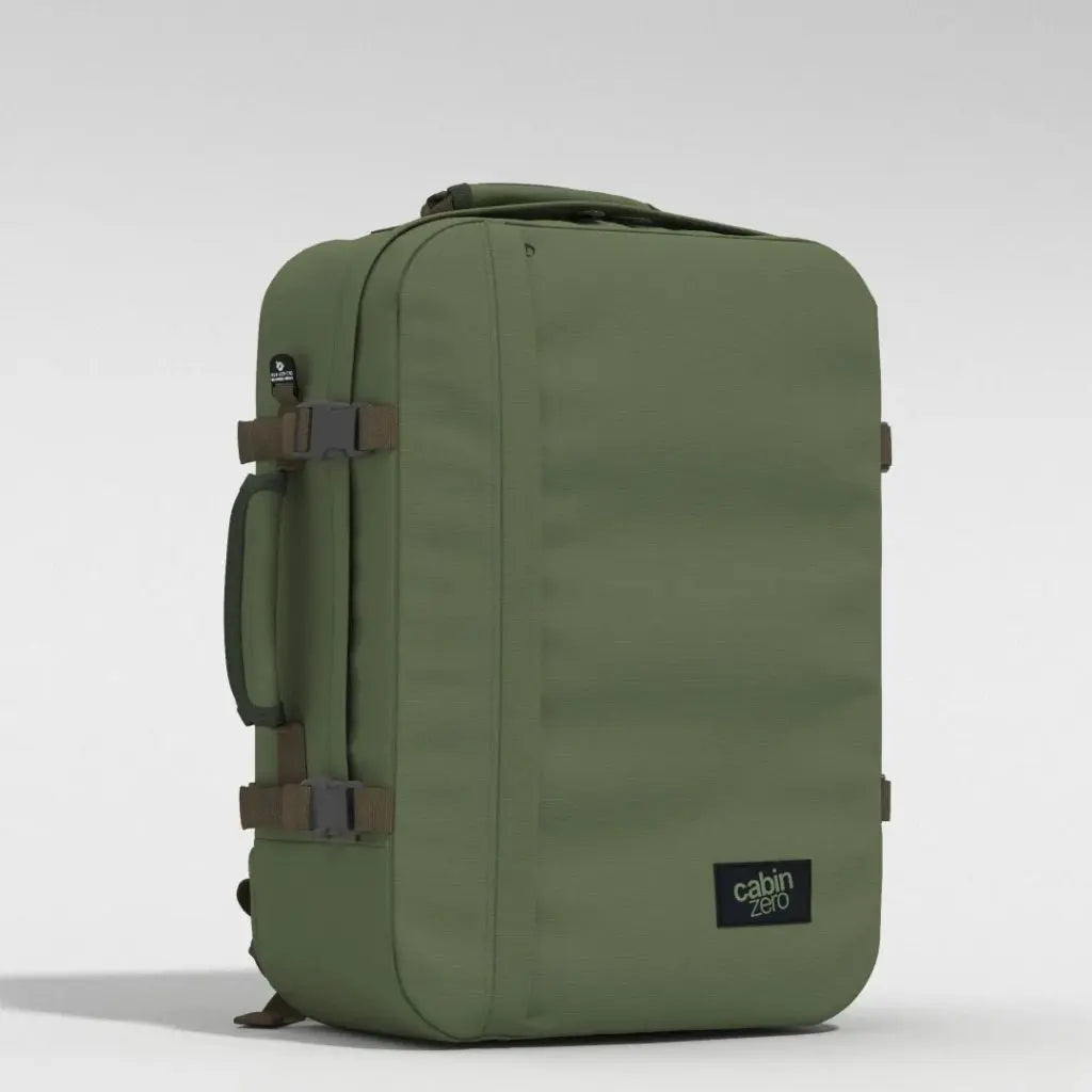 44l Backpack CabinZero Classic 44L Lightweight Carry On Backpack - Georgian Khaki ...