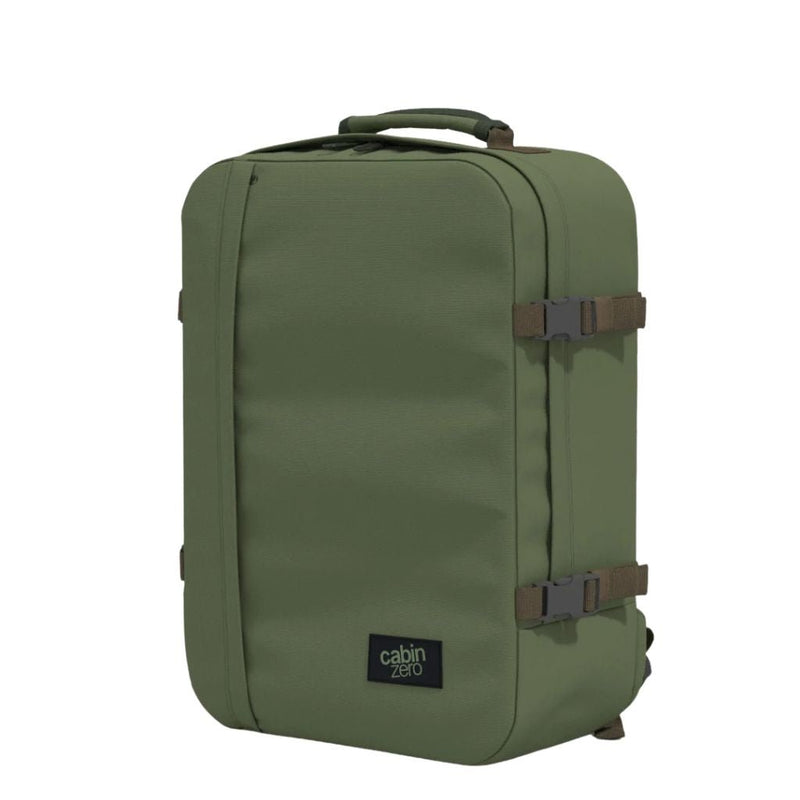 CabinZero Classic 44L Lightweight Carry On Backpack - Georgian Khaki - Love Luggage