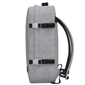 CabinZero Classic 44L Lightweight Carry On Backpack - Ice Grey - Love Luggage